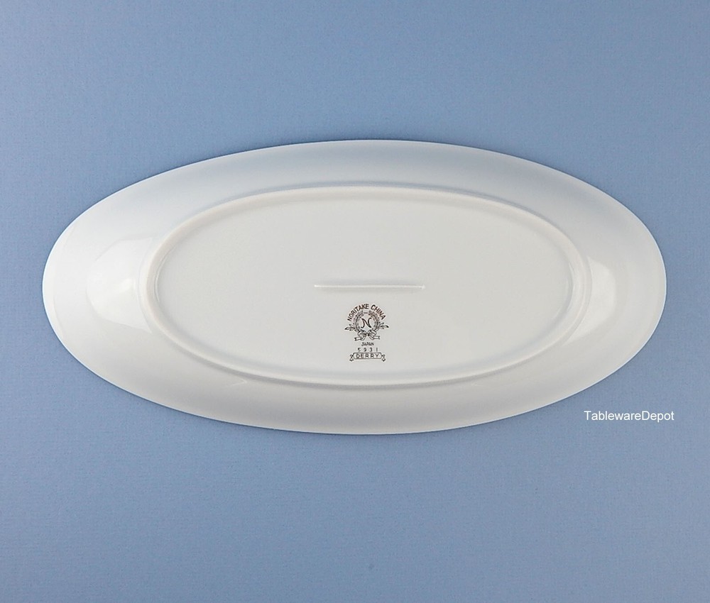 Noritake #5931 DERRY, 12" Oval Celery Dish, SUPERB+ Condition!