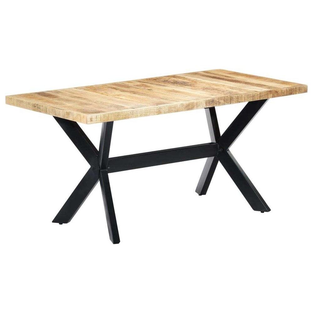 Dining Table Kitchen Table Dining Room Dinner Table Solid Mango Wood vidaXL
