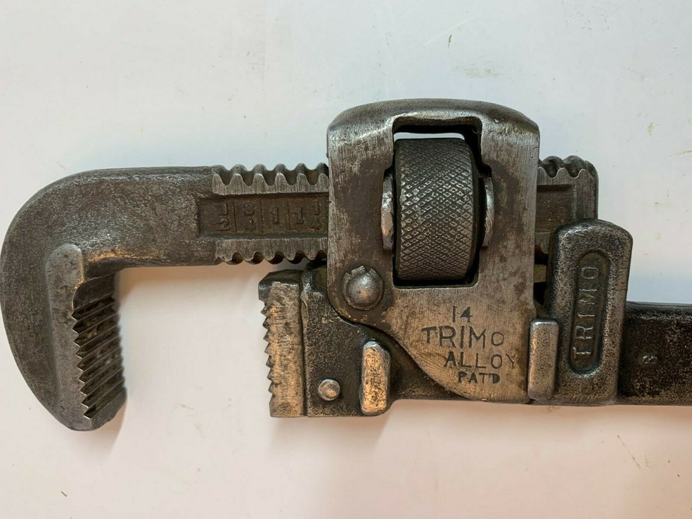 Antique Tool - Pipe "Monkey" Wrench - Trimont MFG Co - 14