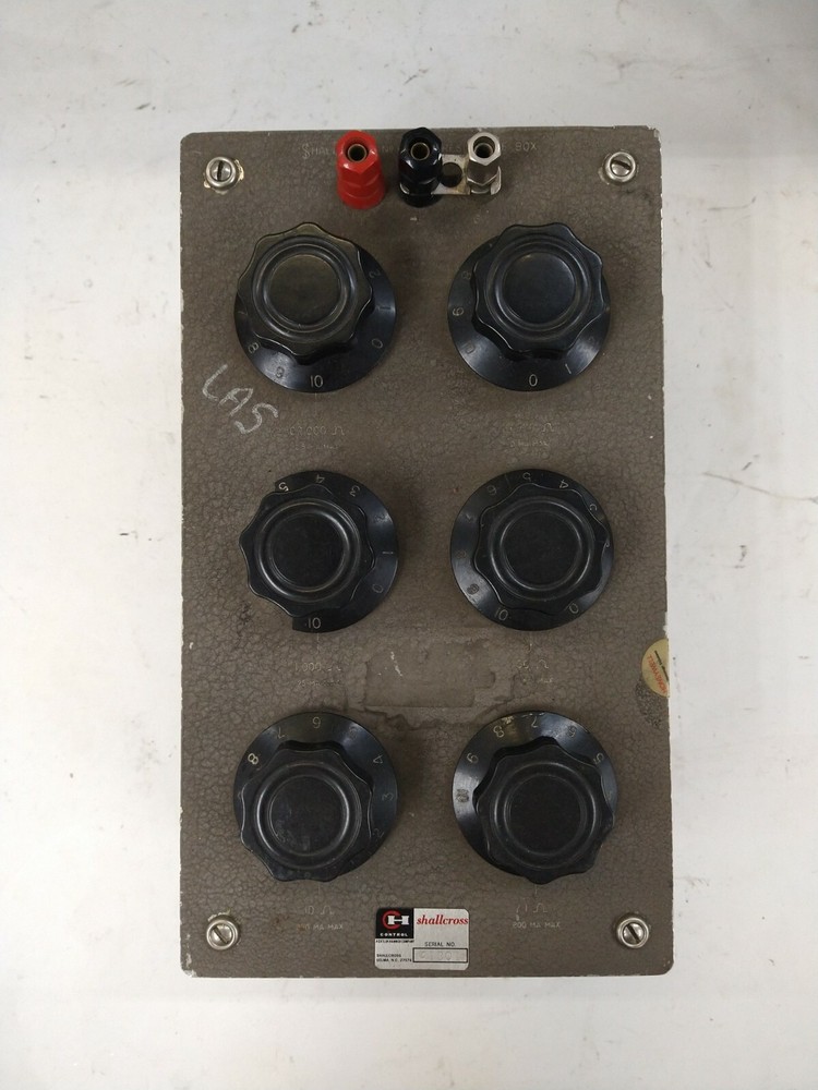 SHALLCROSS 832-04 RESISTANCE - DECADE BOX