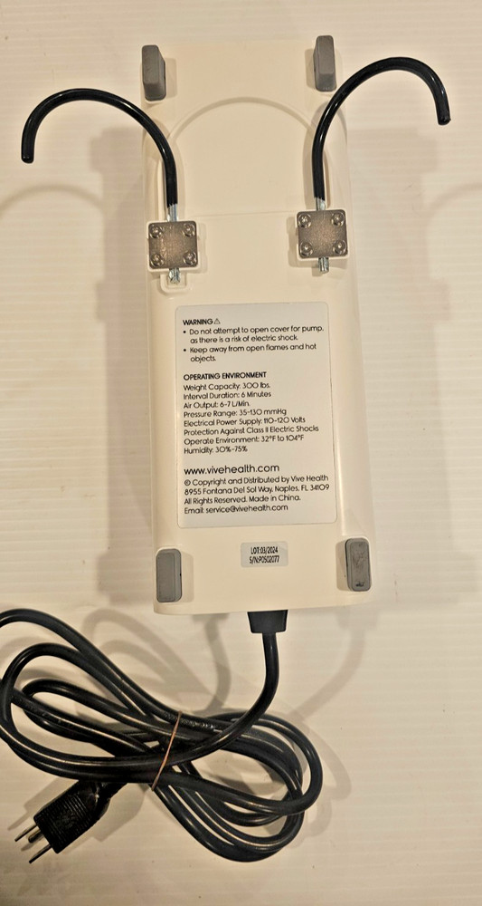 VIVE Alternating Pressure Pump, control switch Mattress pump