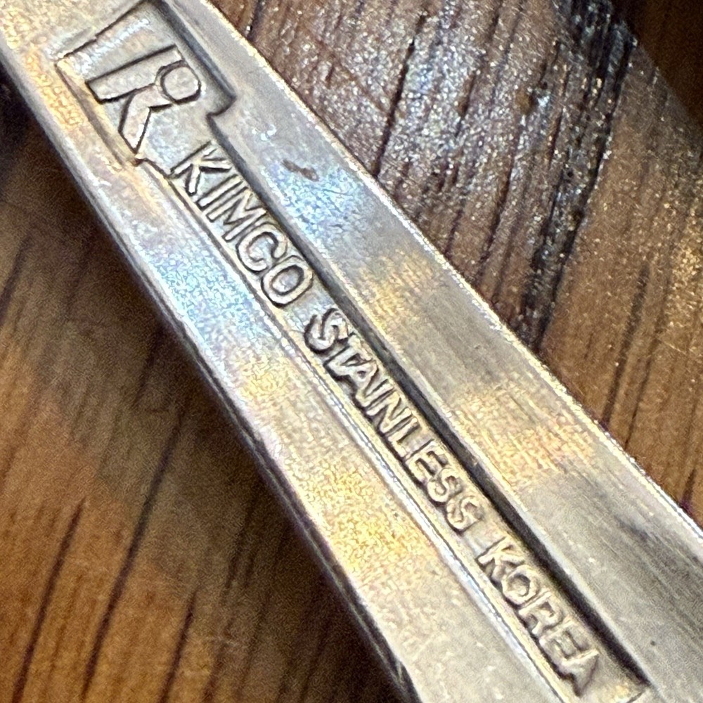 Kimco 5 Dinner Forks Stainless Flatware Korea