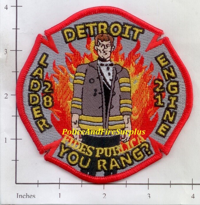 Michigan - Detroit Engine 21 Ladder 28 MI Fire Dept Patch