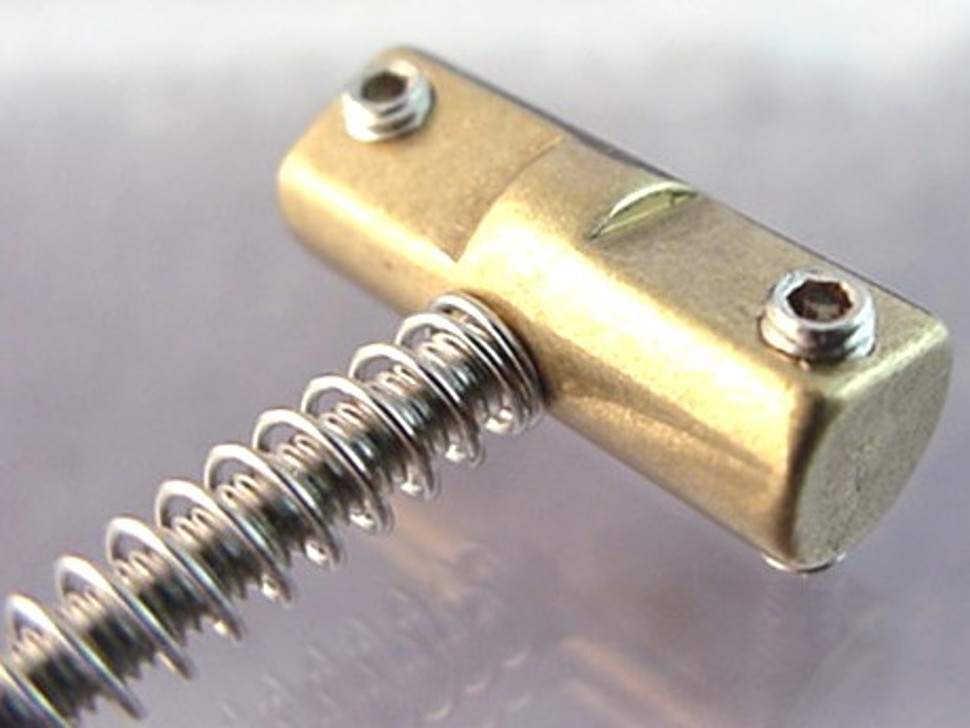 COMPENSATED BRASS ELEMENTS - UPGRADE TELE GUITAR BRIDGE