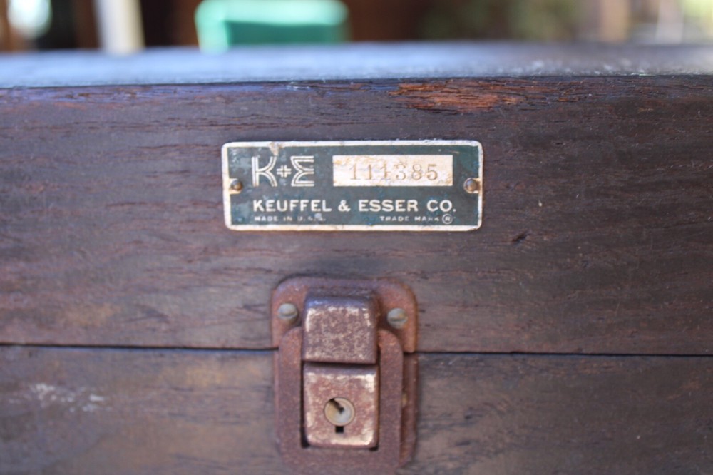Keuffel & Esser Transit scope P5103 with wood box