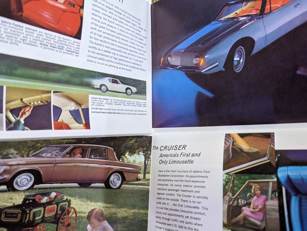 1963 Studebaker Avanti Lark Cruiser Hawk Sales Flyer