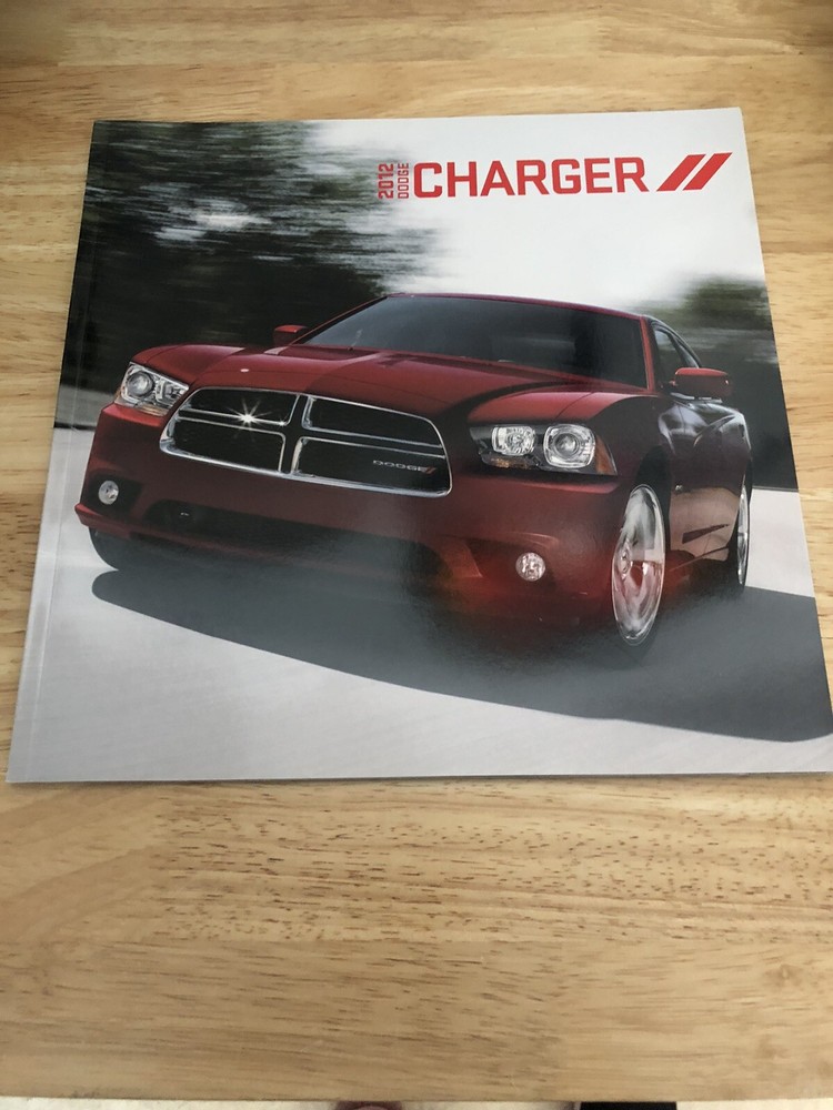 2012 DODGE CHARGER 36-page Original Sales Brochure