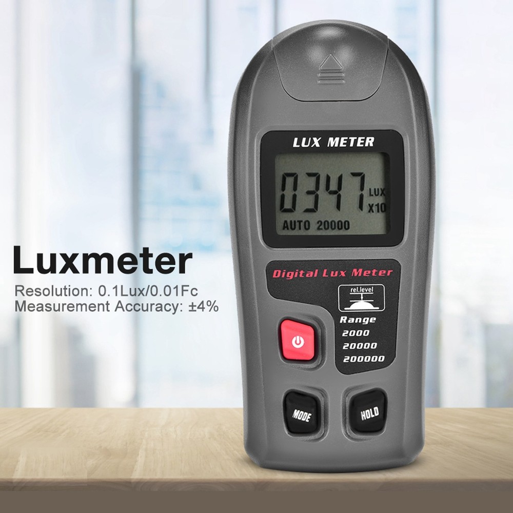 MT-30 Digital Luxmeter LCD Light Meter Environmental Testing Illuminometer