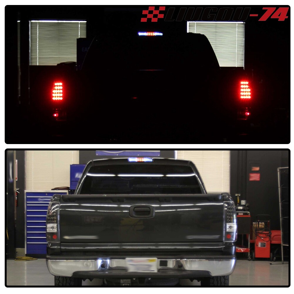 Clear LED 3rd Brake Light Cargo Lamp Fit For 1999-06 Chevy Silverado GMC Sierra