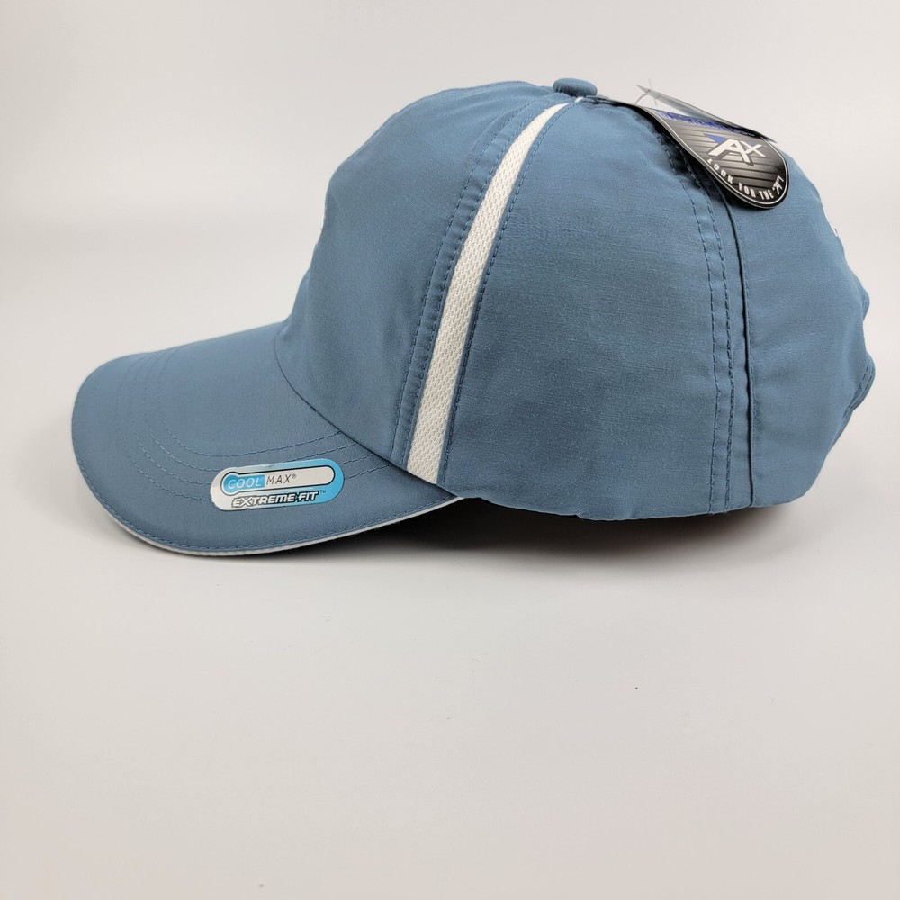 AHD Cool Max Golf Hat Witch Flying 18th Hole Flag Adjustable Blue NWT