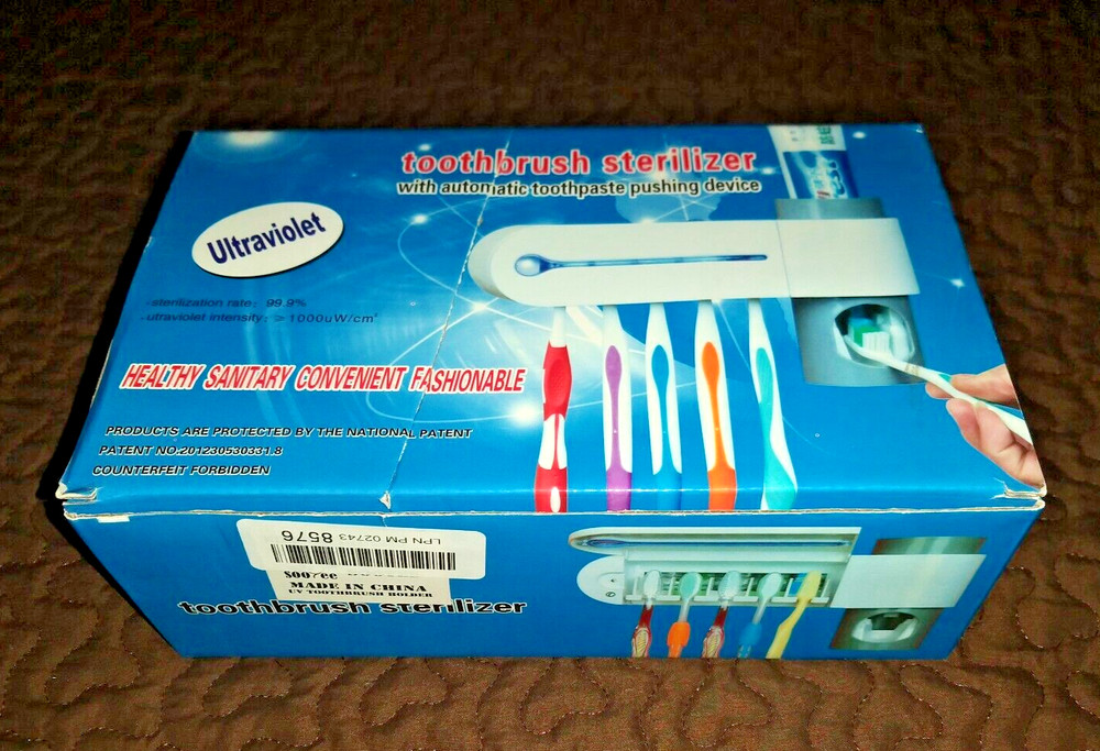 Antibacterial 2 in 1 Light Ultraviolet Toothbrush Sterilizer - Automatic Toot