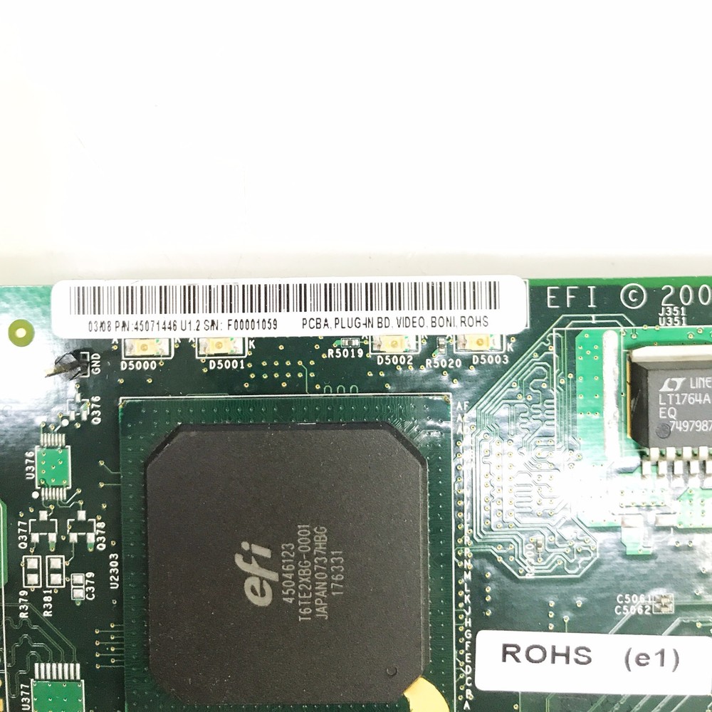 EFI Electronics For Imaging PCBA Plug-in BD, Video, BONI 45071446