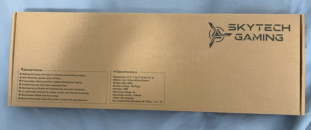 Skytech Mechanical Gaming Keyboard - RGB Enabled