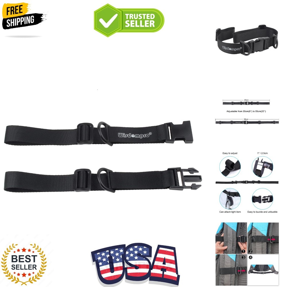 Backpack Chest Strap, Heavy Duty Adjustable Backpack Sternum Strap Chest Belt...