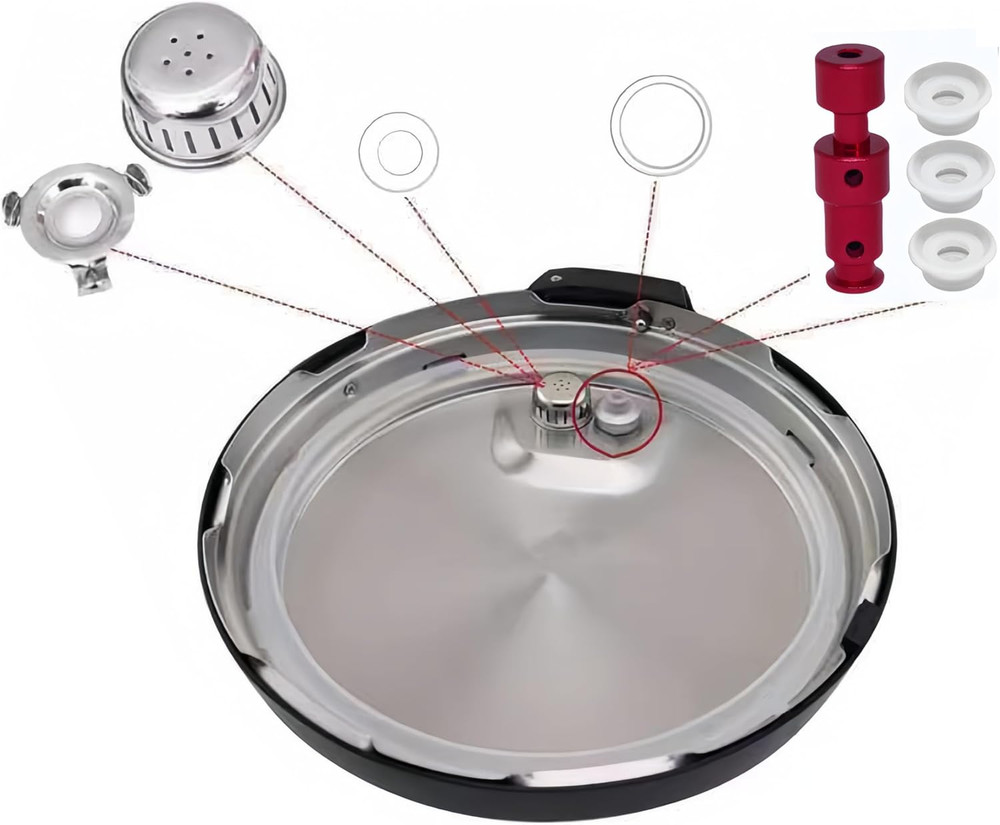 Replacement Sealing Ring Set for Instant Pot Pro 60 Pro plus 60 Duo Evo plus 60