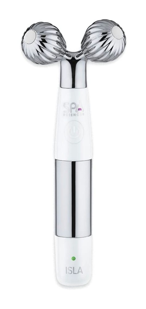 Spa Sciences ISLA Sonic Silver Face & body Contouring Ice & Heat Roller