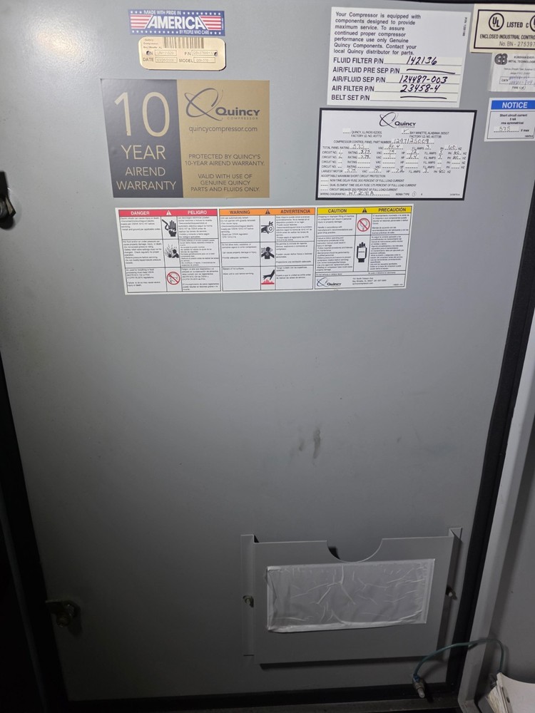 QUINCY QSI-370 ROTARY SCREW AIR COMPRESSOR POWERSYNC