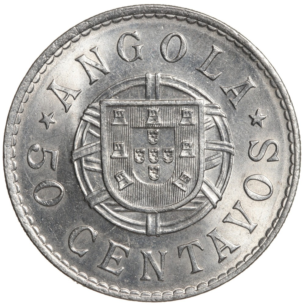 1923 Angola 50 centavos