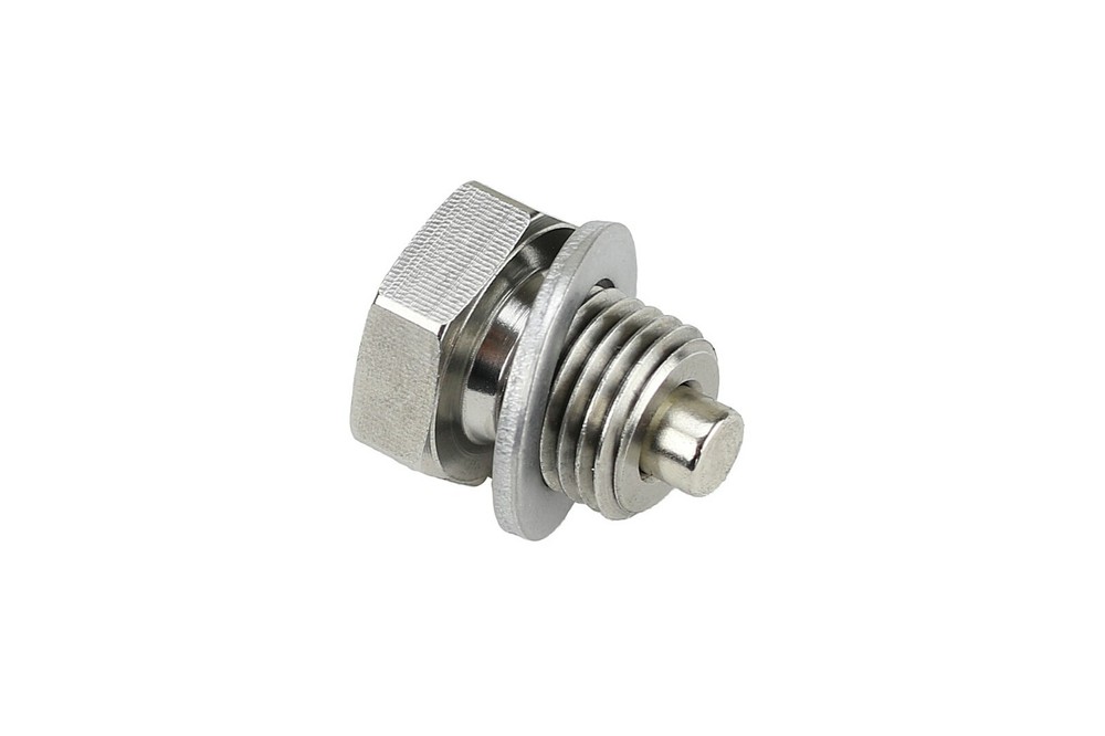 Stainless Steel Automatic Transmission Drain Plug with Magnet fits Mazda