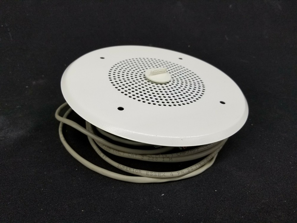 NEW! ~ Valcom V-1010C 4" Self Amplified Flush Mount Ceiling Speaker