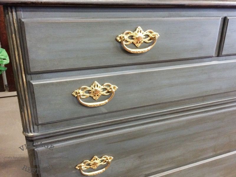 3" Victorian Clover Design Bail Pull Solid Brass