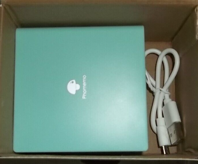 Mint Phomemo M02 Mini Pocket Thermal Printer Label Maker Bluetooth Android IOS