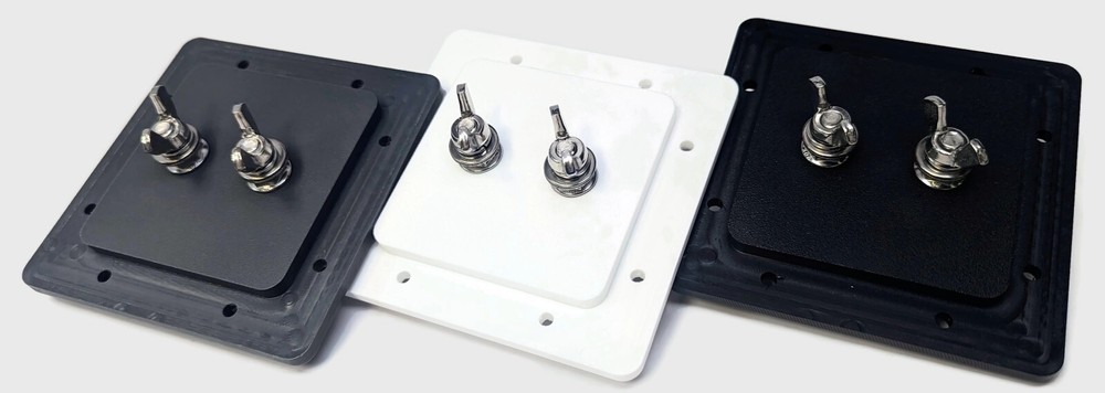 Square Subwoofer Speaker Box Terminal Cup, Single Input - TCS-2S