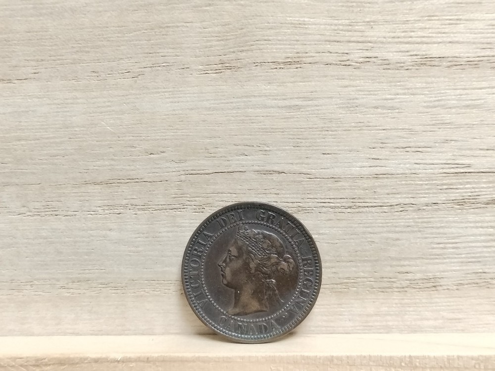 1900 1 Cent Canada Bronze Coin (Victoria)