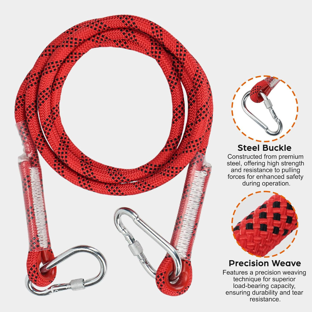 Tree Climbing Spikes Set, Tree Climbing Gear with Adjustable, 350Lbs Load Capaci