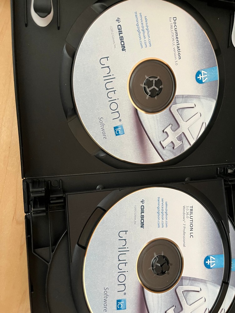 Gilson Trilution LC Software Windows 7 documentation service pack 4 Methods