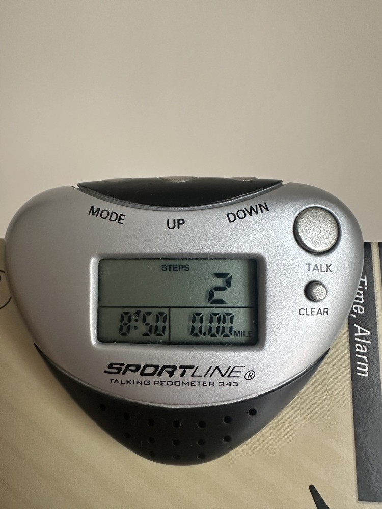 Sportline | 343 Talking Calorie Count Pedometer