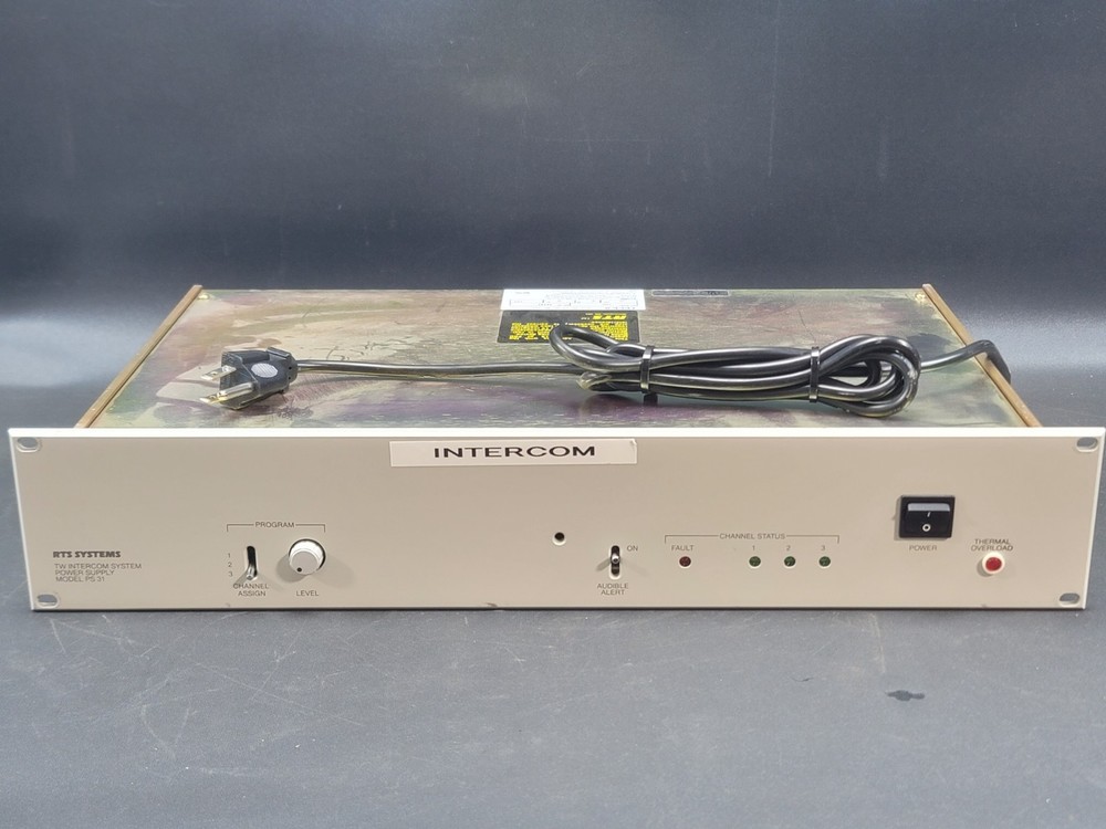 TELEX RTS TW INTERCOM SYSTEM POWER SUPPLY PS31
