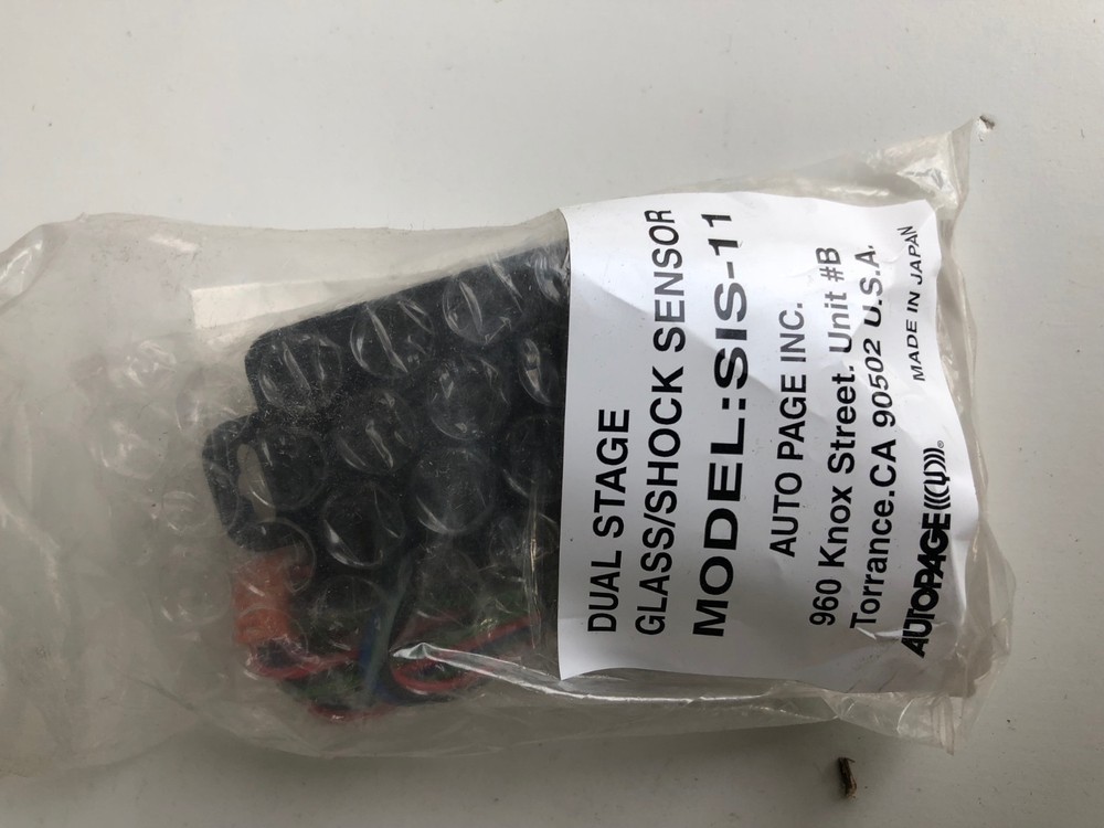 Autopage SIS-11 Universal Dual Zone Shock Sensor & Cable Combo