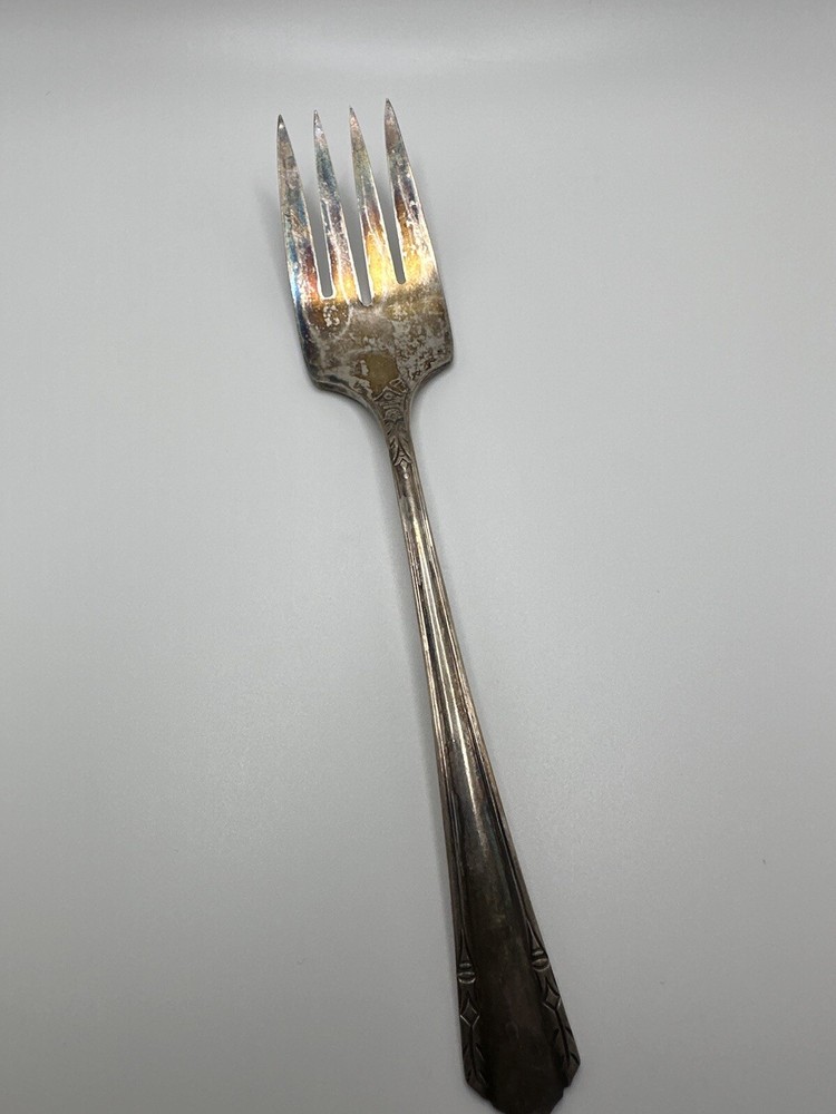 Vintage Wm Rogers Cold Meat Fork 8.5”