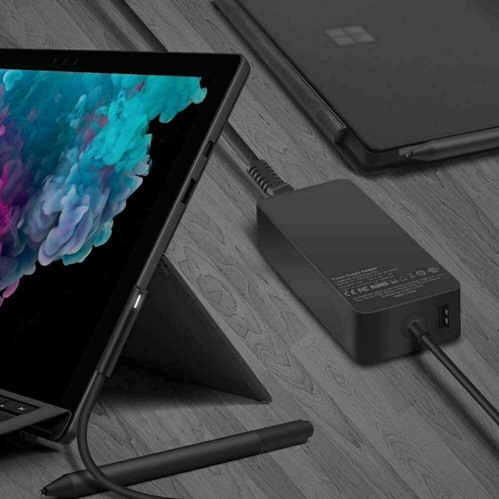 Surface GO Charger Ac Power Adapter for Surface Pro 8 Surface Pro 3 Pro 4 RT