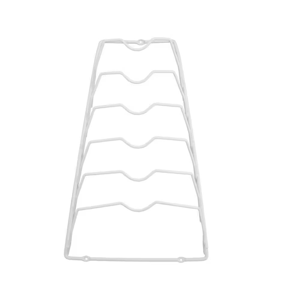 White Lid Rack Cabinet Door Organizer