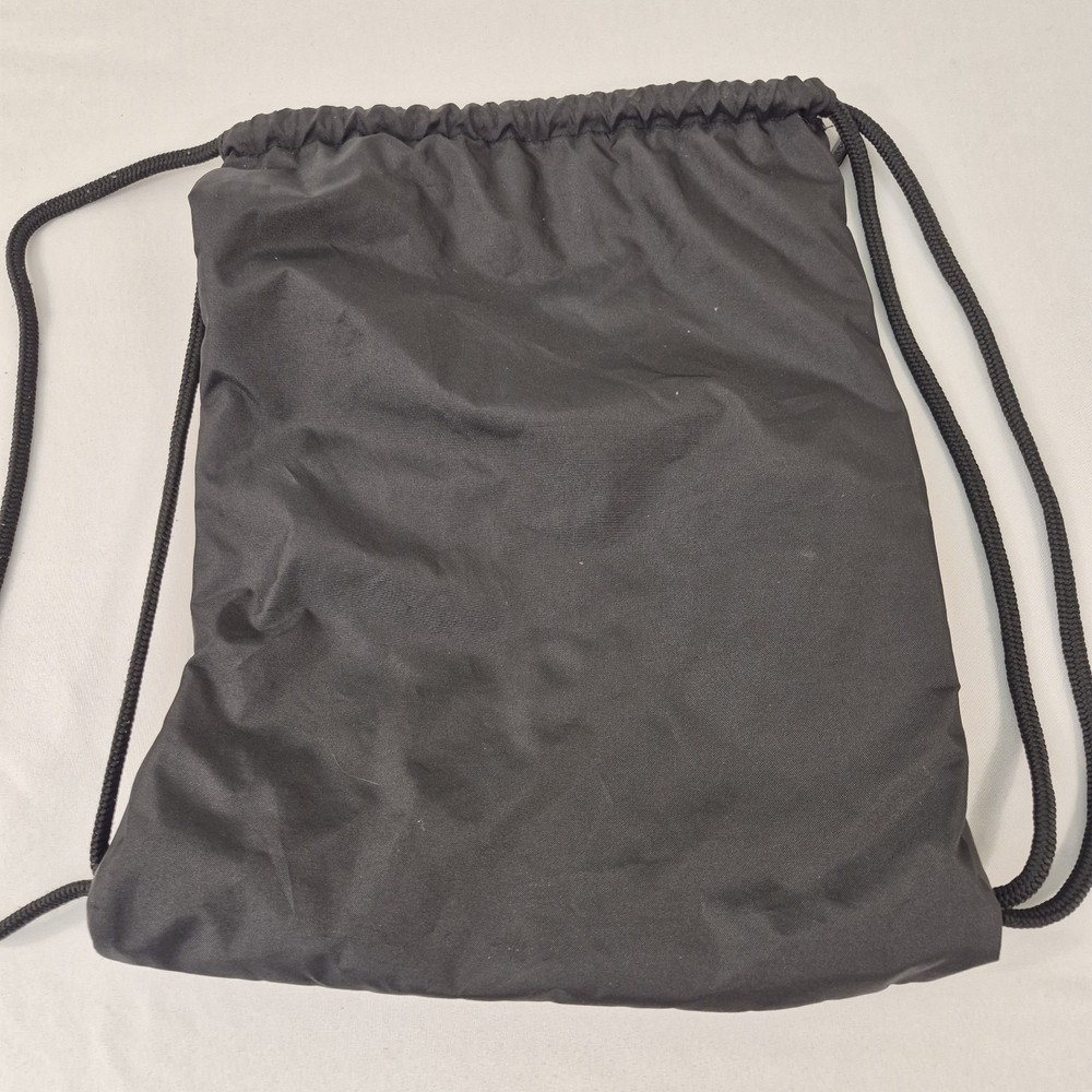 Adidas Peach Black Drawstring Sackpack Backpack Gym Bag