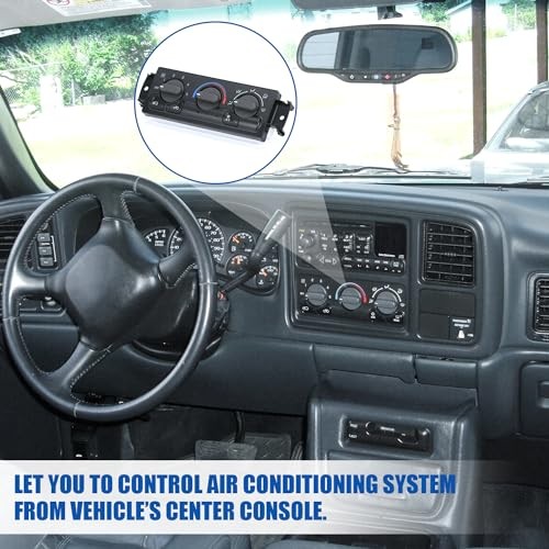 Front Climate Control Module Panel for GMC Sierra Chevy Silverado 1999-2002