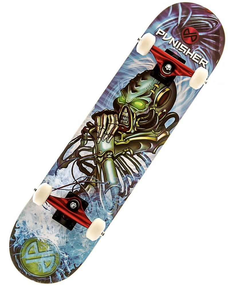 Punisher Skateboards ALIEN RAGE 31" Complete Skateboard