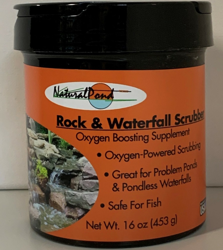 NaturalPond Oxygen-Powered Rock & Waterfall Scrubber