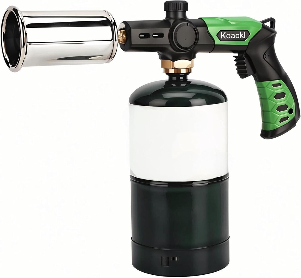 Propane Torch Head, Kitchen Blow Torch Gun, Campfire Charcoal Starter, Grill Tor
