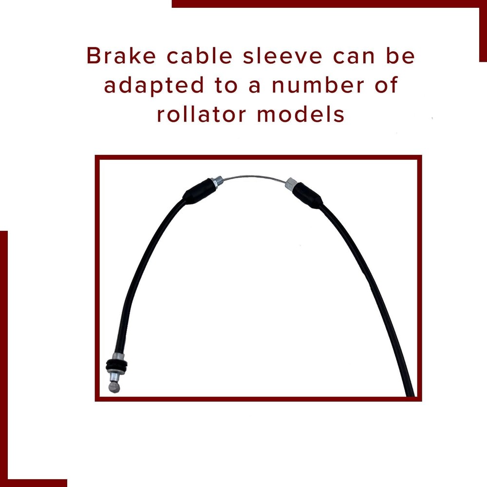AlveyTech 34" Walker Brake Cable Replacement - for Most Mobility Rollators,...