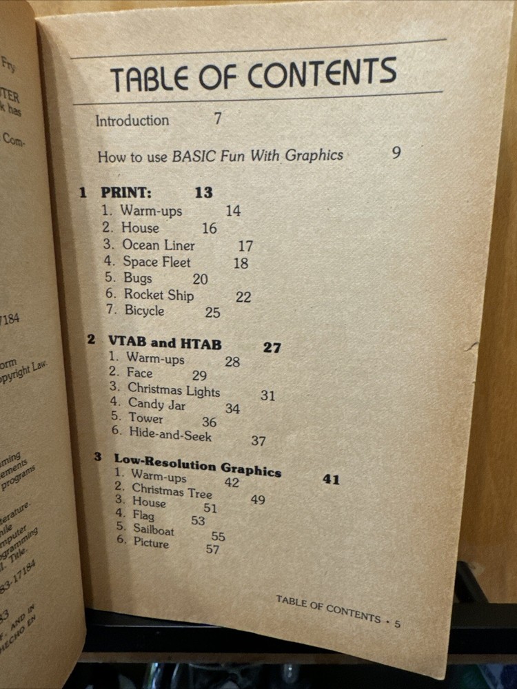 Basic Fun With Graphics The Apple Computer Way Vintage Programs 1983 Avon