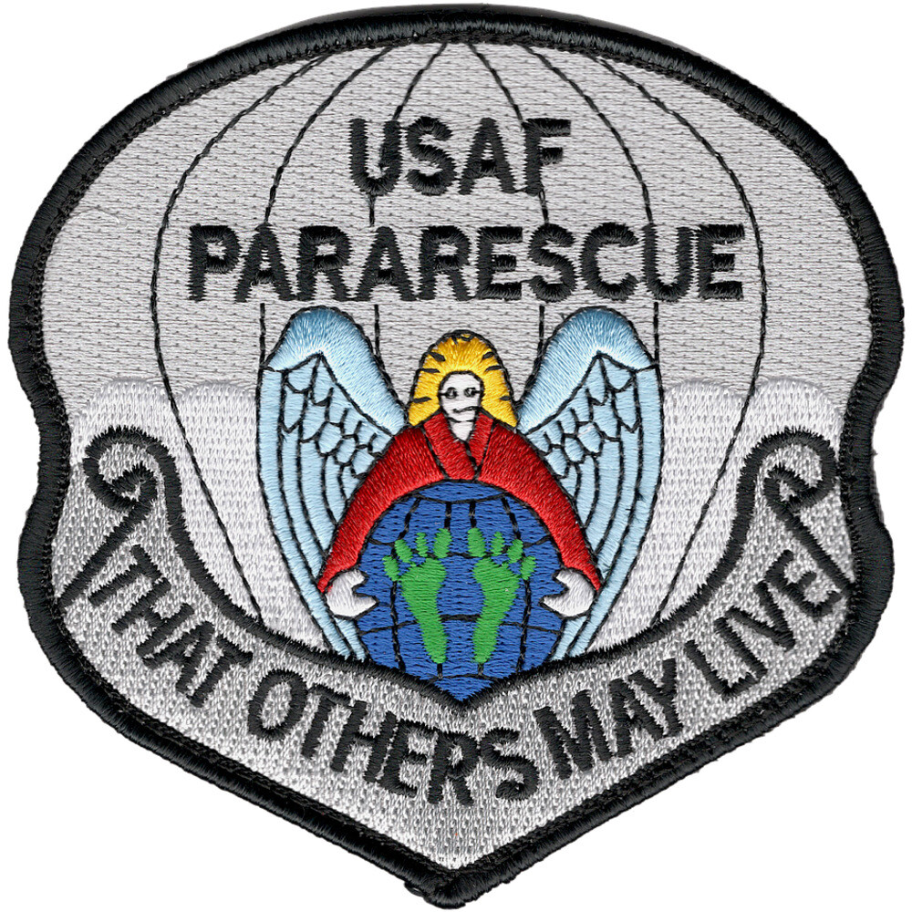 Pararescue Jumper Patch So Others May Live Hook and Loop Version