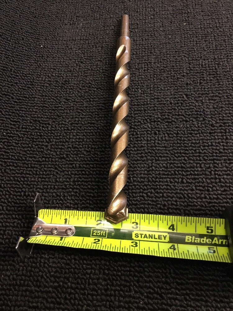 HILTI- BOSH PERCUSSION BIT 5/8" X 9", PREOWNED, FREE HAT, FAST SHIP