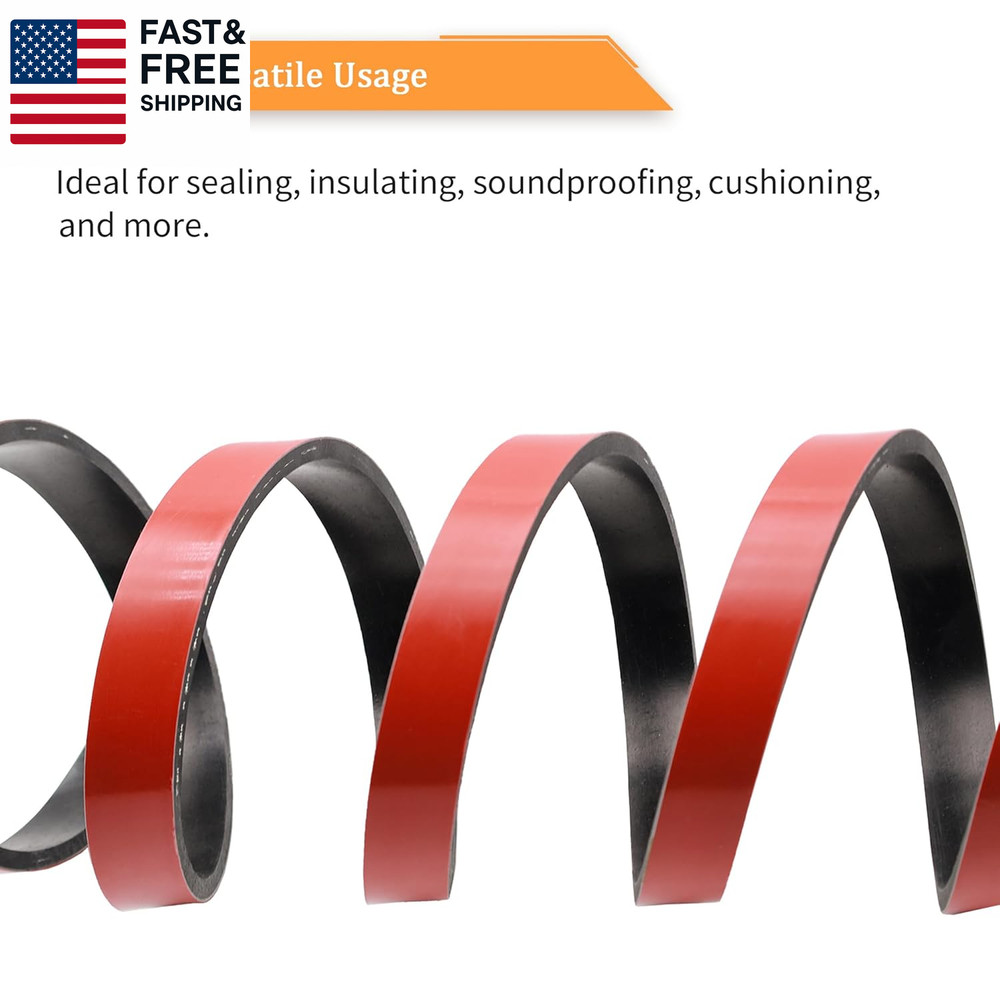 Adhesive Reinforced Solid Rubber Sheets, Rolls & Strips Inserted 1/4 (.250)"