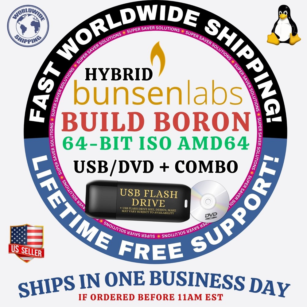 Bunsen Labs Linux OS ISO - ALL VERSIONS - 32BIT, 64BIT USB-DVD, LIVE-FULL BOOT