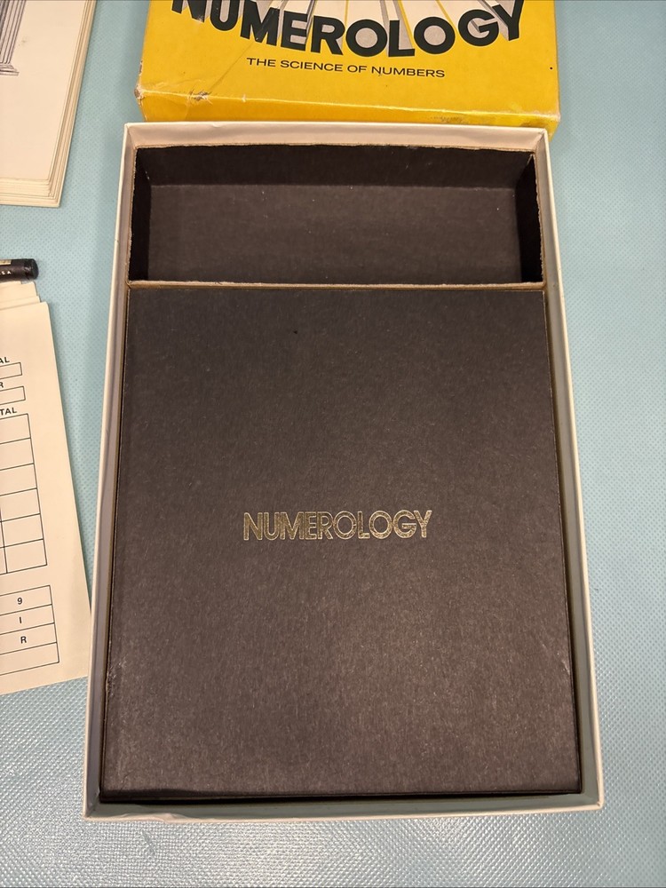 1973 Numerology Boxed Kit by Dynamic Design | Pythagoras Esoteric Metaphysics