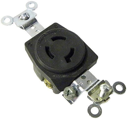 Arrow Hart 6560 Locking Single Receptacle, 3 Wire