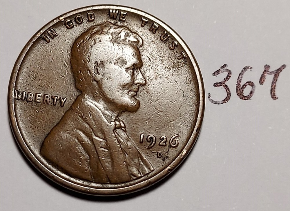 1926-D Lincoln Wheat Cent #367